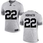 NCAA Ohio State Buckeyes Men's #22 Les Horvath Gray Nike Football College Jersey VXI7545PB